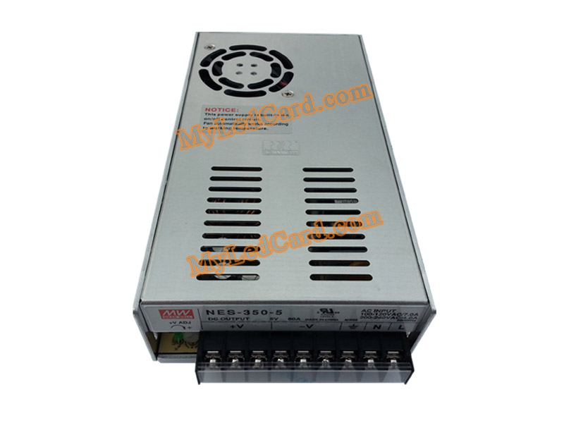 MeanWell 300W 60A 5V Single Output Switching Power Supply (NES-350-5)
